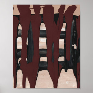 Melted Chocolate Bar Poster
