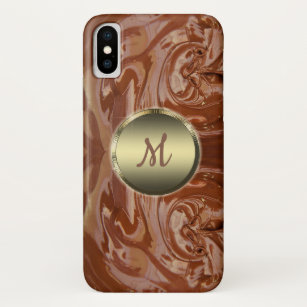 Melted chocolate cocoa fudge swirl dessert brown Case-Mate iPhone case