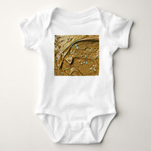 Melted chocolate ice cream cake sprinkles baby bodysuit