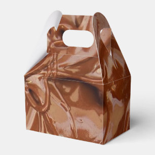 Melted Chocolate Texture Image Favour Box