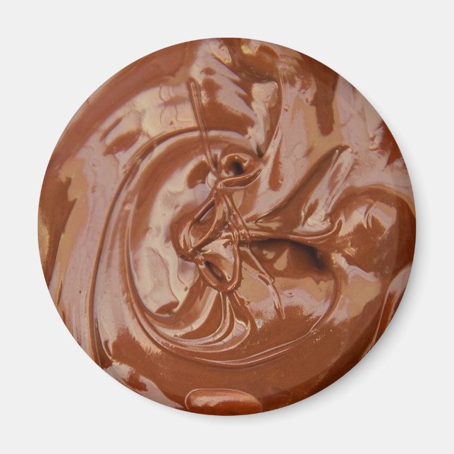 Melted Chocolate Texture Magnet (Front)