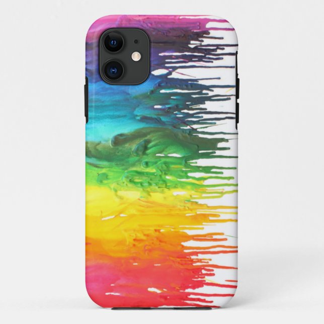 Melted Crayon Iphone 5 case (Back)