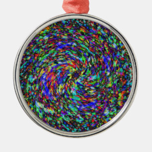 Melted Crayon Metal Tree Decoration