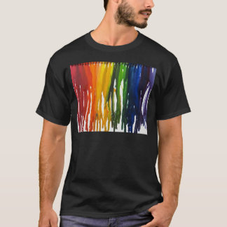 Melted Crayon on canvass T-Shirt