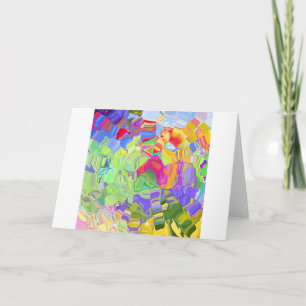 Melted Crayons Card