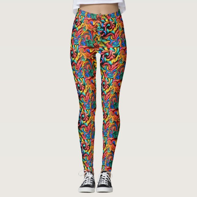 Melted Crayons Leggings (Front)