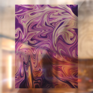 Melted lava abstract art