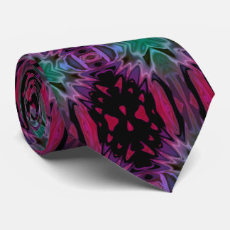 Melted Purple and Green Tie