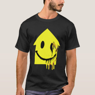Melting Acid House Smile Techno Acid House Rave Ou T-Shirt