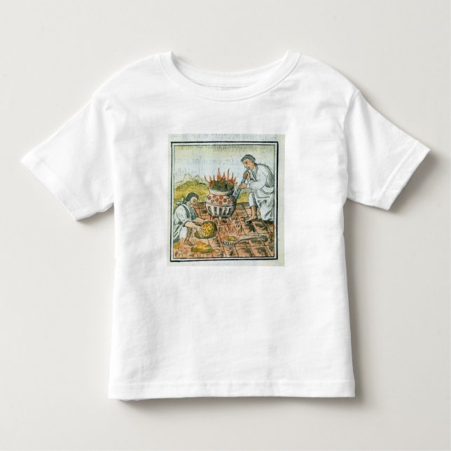 Melting and casting gold in the Aztec empire Toddler T-Shirt (Front)