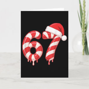 Melting Candy Cane 67 Christmas Design Card