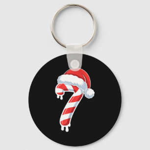 Melting Candy Cane 6 7 Ice Drip Meme 6 7 Costume C Key Ring