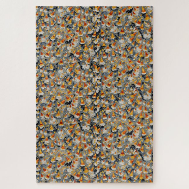 Melting Candy Corn Jigsaw Puzzle (Vertical)