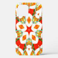 Melting colourful symmetrical pattern, ceramic til