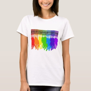 Melting Crayon Art Wear T-Shirt
