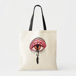 Melting Eye Psychedelic Pastel Goth Art Tote Bag