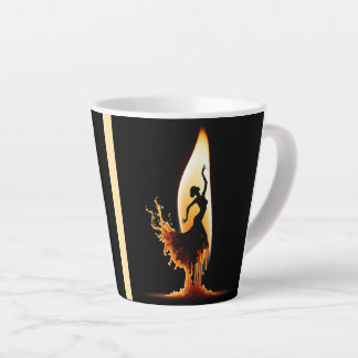 Melting Flamenco Dancer  Latte Mug