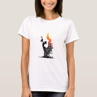 Melting Flamenco Dancer  T-Shirt