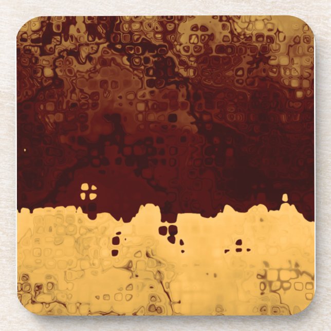 Melting Gold Coaster (Front)