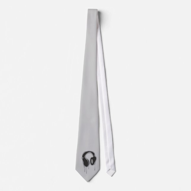 Melting Headphones Tie (Front)