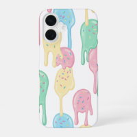 Melting Ice Cream and Sprinkles Pattern 