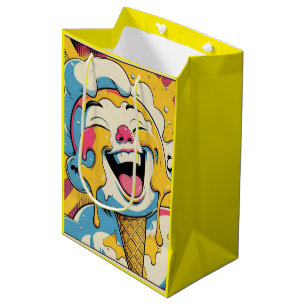 Melting Joy – Ice Cream Pop Art Explosion Medium Gift Bag