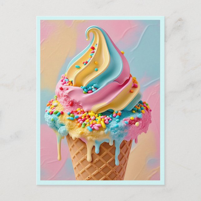 " MELTING MOMENTS " POSTCARD (Front)