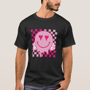 Melting Pink Smile Peace Smiling Melted Dripping F T-Shirt