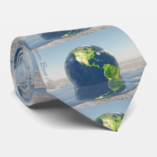 Melting planet Earth Tie