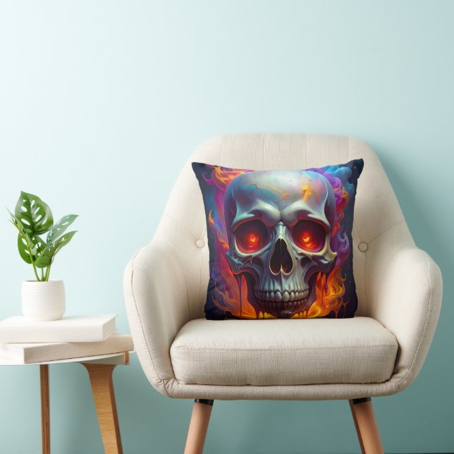 Melting Skull Cushion (Chair)