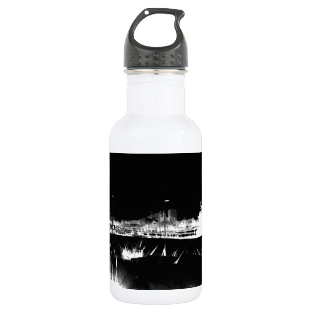 Melting Snow - negative 532 Ml Water Bottle (Front)