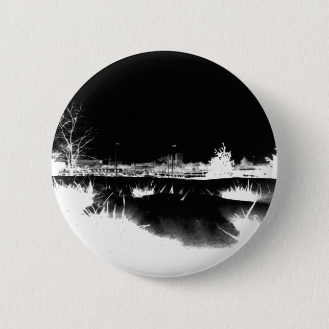Melting Snow - negative 6 Cm Round Badge (Front)