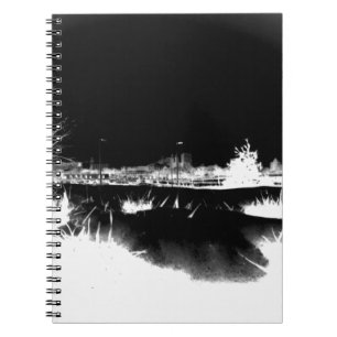 Melting Snow - negative Notebook