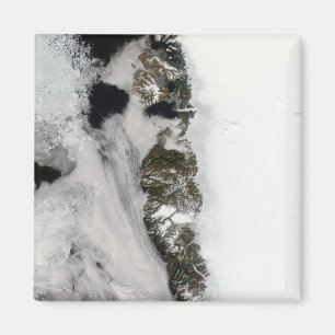 Meltwater ponds along Greenland West Coast Magnet