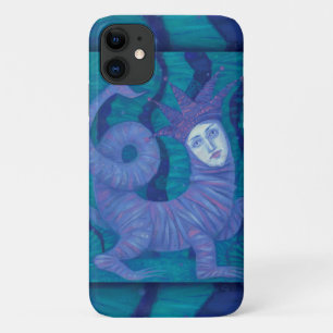 Melusine, Melusina, fantasy, surreal, water spirit iPhone 11 Case