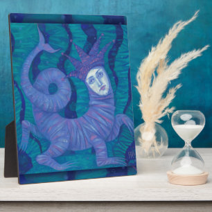 Melusine, Melusina, fantasy, surreal, water spirit Plaque