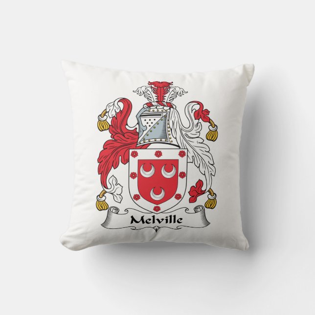 Melville Family Crest Cushion (Front)