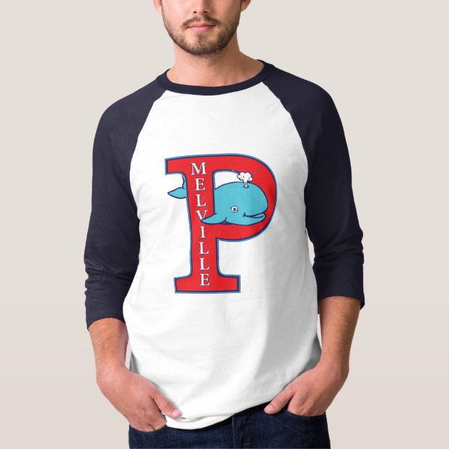 Melville "P" Raglan T-Shirt (Front)
