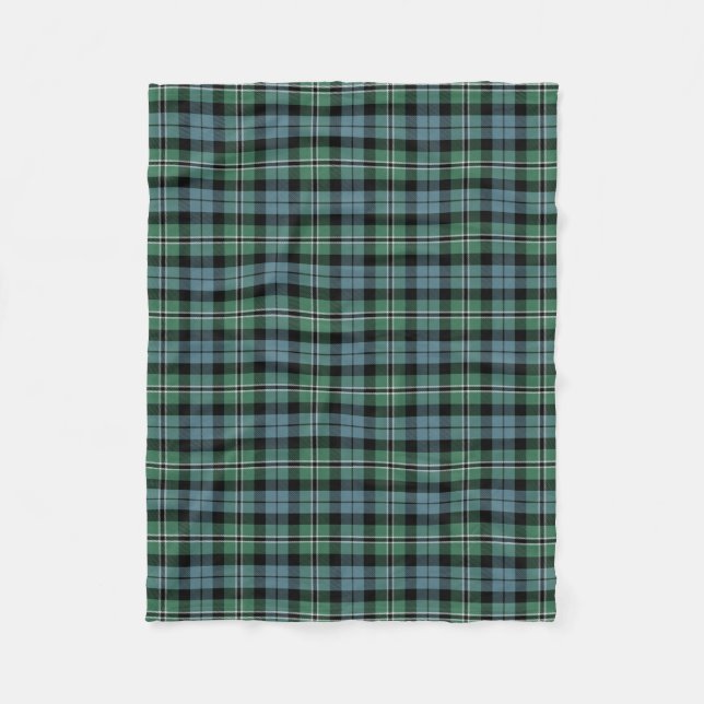 Melville Tartan Fleece Blanket (Front)