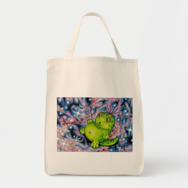 Melvin in Space by Carrie Michael Tote Bag (Front)