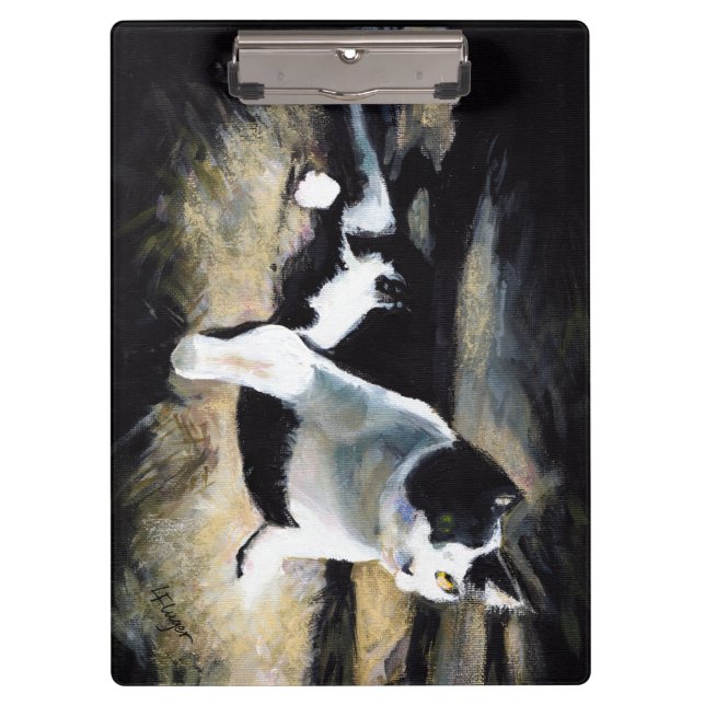 Melvin the Cat Fine Art  Clipboard (Front)
