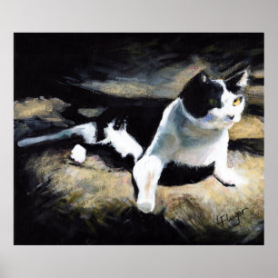Melvin the Cat Fine Art Poster