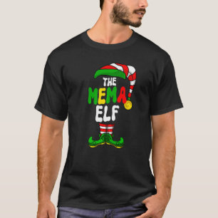 Mema Elf Pajama Matching Group Christmas Holiday G T-Shirt