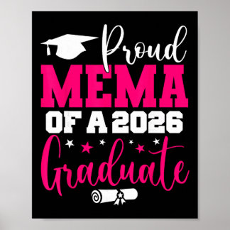 Mema Senior 2026 Proud Mema Of A Cl Of 2026 Gradua Poster