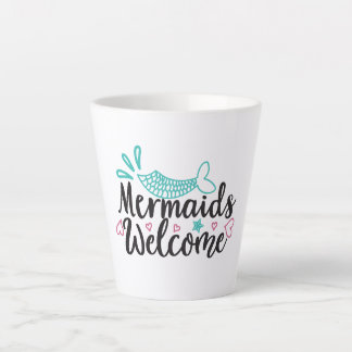 Memaids Welcome Latte Mug