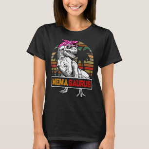 Memasaurus Rex Dinosaur Mema Saurus Family Matchin T-Shirt