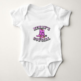 Memaw's Cowgirl Baby Bodysuit