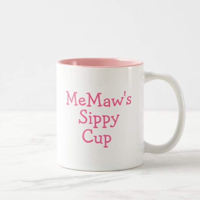 Memaw's sippy cup mug (Right)