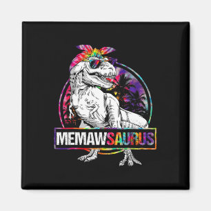 Memawsaurus Dinosaur Memaw Saurus Family Matching Magnet