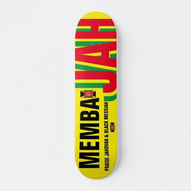 MEMBA JAH    JMT 7 3/4" Skateboard Deck (Front)